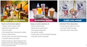 Beverage Package Information